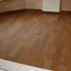 Example of coloured oak flooring with skirting