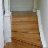 Kite staircase with steamed bent capping
